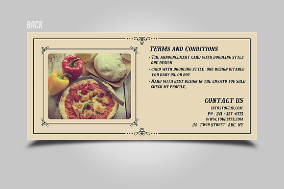 Vintage Voucher Template in Card Templates - product preview 3
