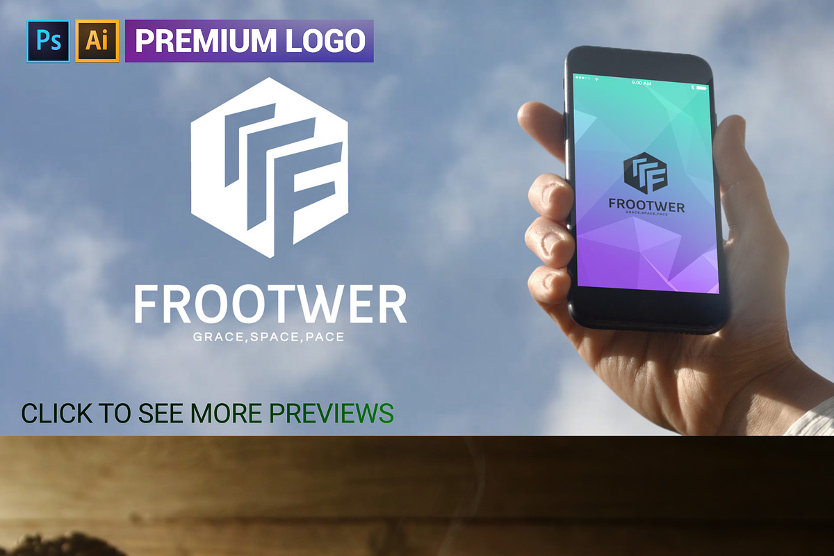 F Letter Logo in Logo Templates - product preview 8
