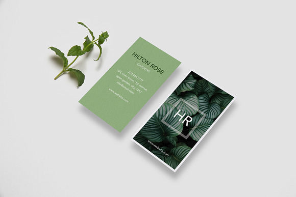 You will love this green beautiful   in Business Card Templates - product preview 1