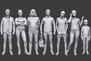 Lowpoly People Casual Pack Vol.16