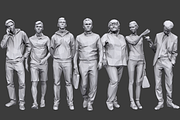Lowpoly People Casual Pack Vol.17