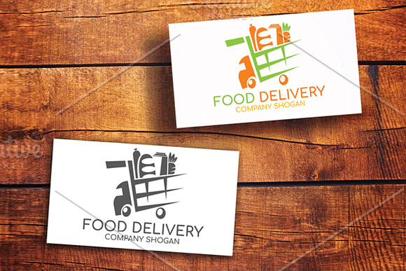 Food Delivery logo. Vector. in Logo Templates - product preview 1