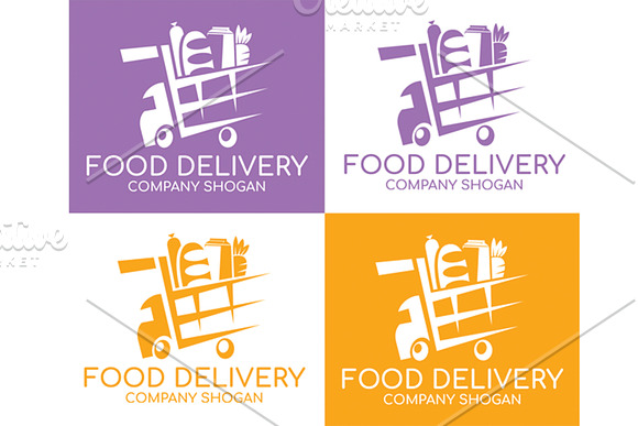 Food Delivery logo. Vector. in Logo Templates - product preview 2