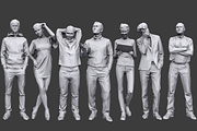 Lowpoly People Casual Pack Vol.18