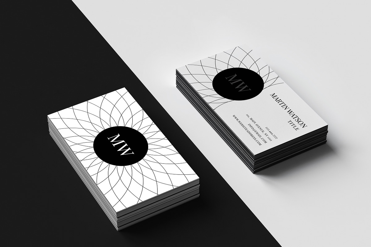 New art design business card in Business Card Templates - product preview 8
