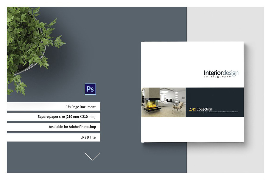PSD - Square Interior Brochure in Brochure Templates - product preview 8