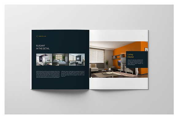 PSD - Square Interior Brochure in Brochure Templates - product preview 4