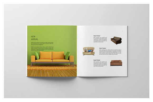 PSD - Square Interior Brochure in Brochure Templates - product preview 7