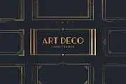 16 Art Deco Logo Frames