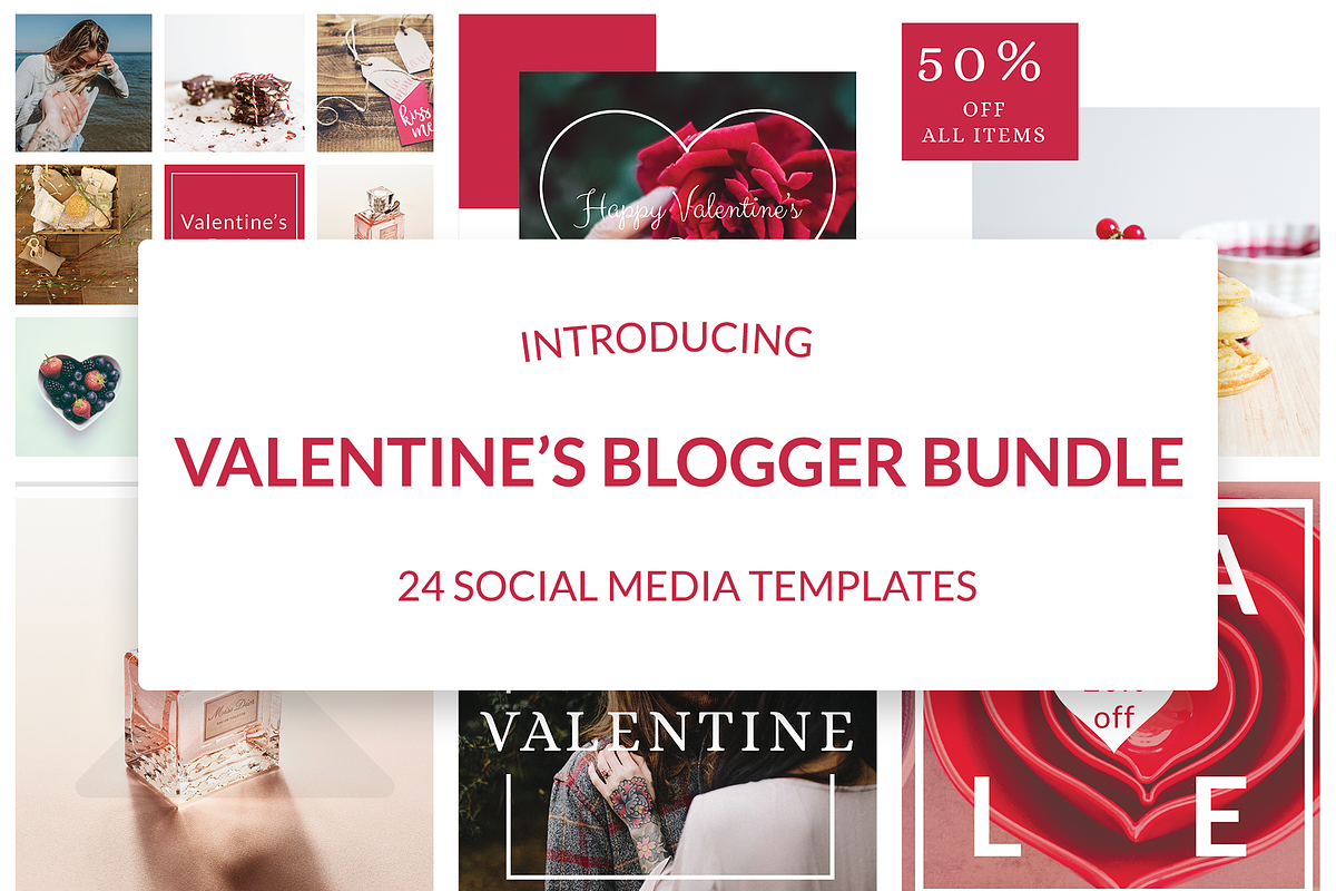 Valentine's Blogger Bundle in Instagram Templates - product preview 8