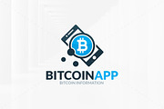 Bitcoin App Logo Template