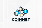 Bitcoin Network Logo Template