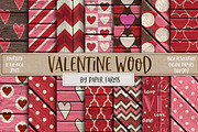 Valentine wood backgrounds