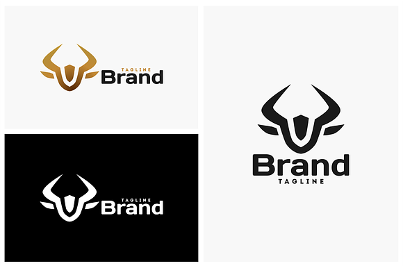 Bull in Logo Templates - product preview 1
