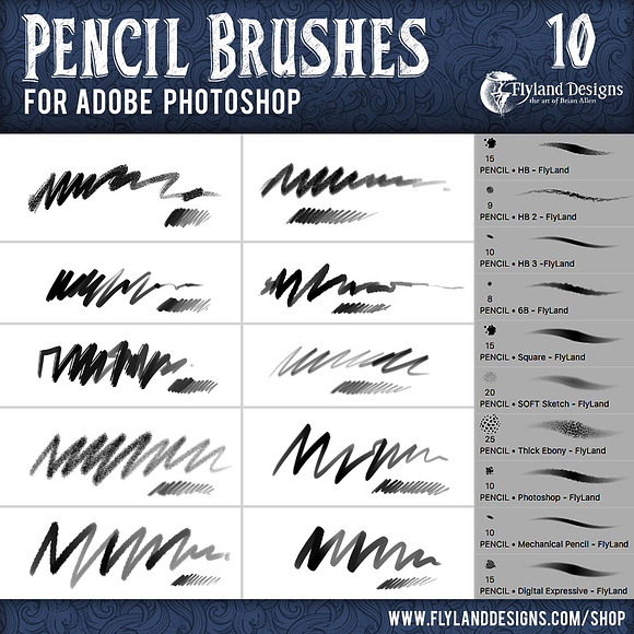 Custom Adobe Photoshop Brushes in Photoshop Brushes - product preview 5