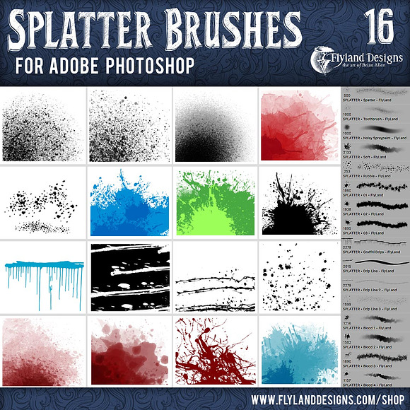 Custom Adobe Photoshop Brushes in Photoshop Brushes - product preview 7