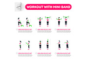 Workout with mini band