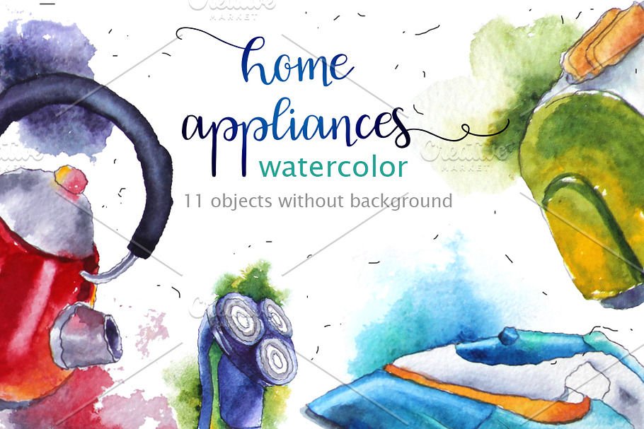 Home appliances in Illustrations - product preview 8