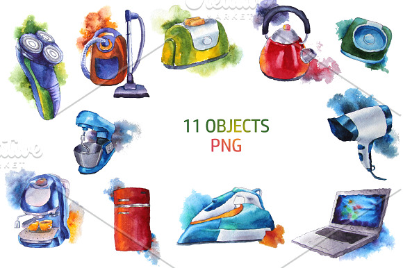 Home appliances in Illustrations - product preview 1