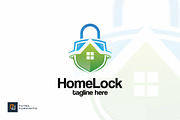 Home Lock - Logo Template