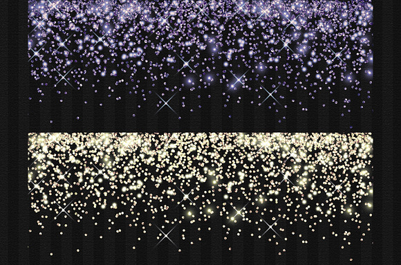 Glitter confetti borders in Objects - product preview 1