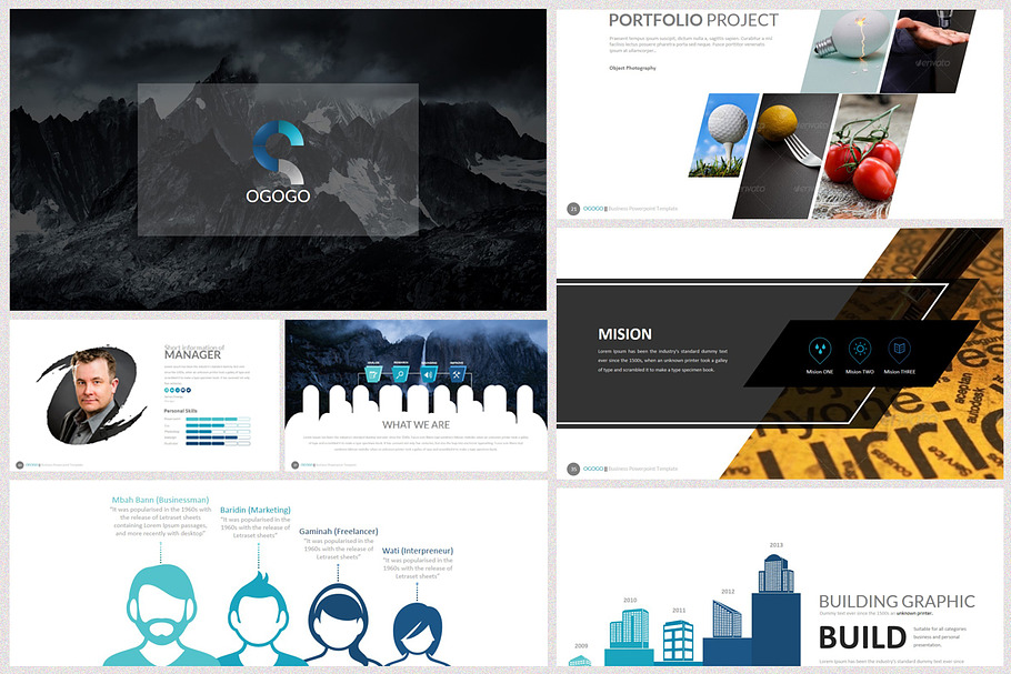 Ogogo Powerpoint Template in PowerPoint Templates - product preview 8