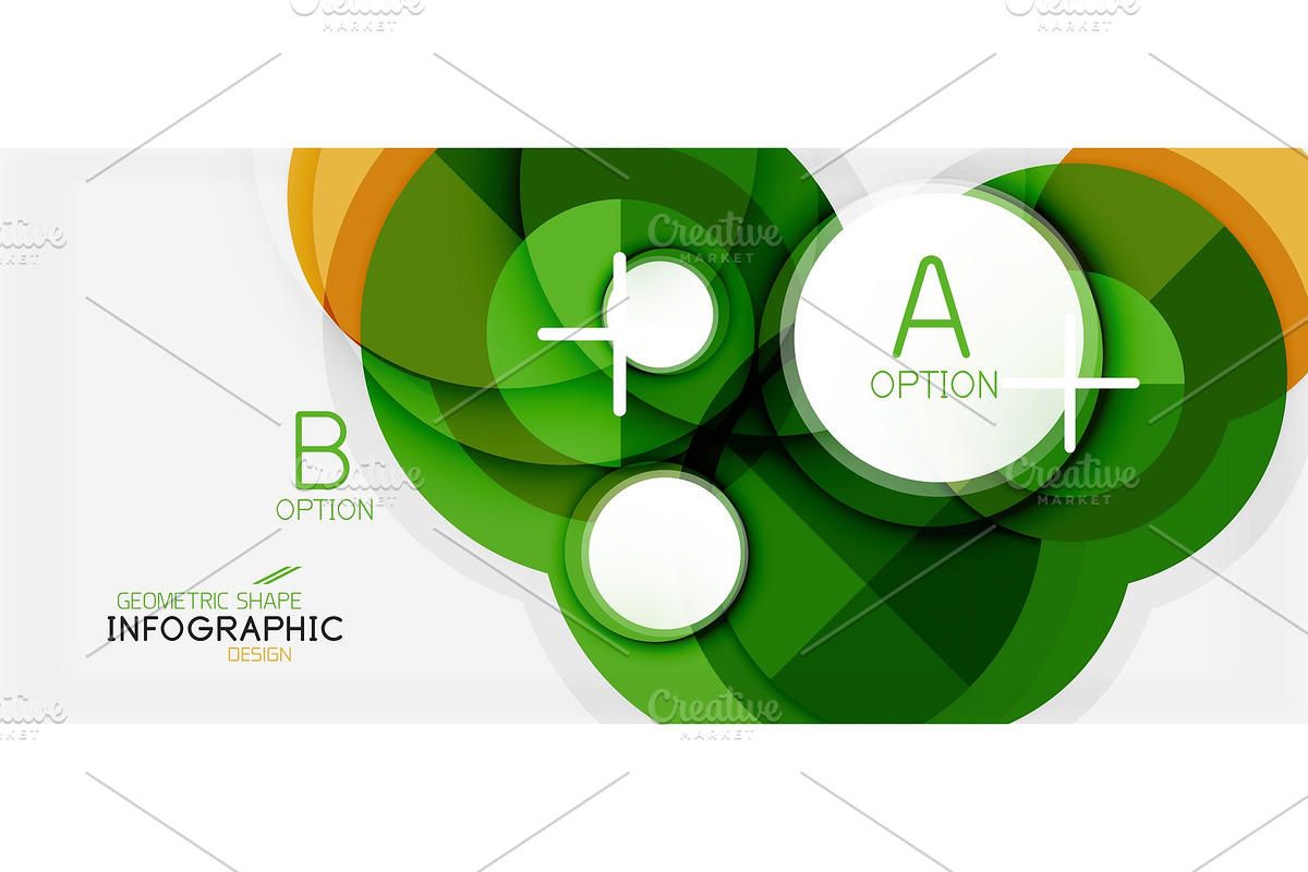 Colorful geometric circle modern abstract background in Illustrations - product preview 8