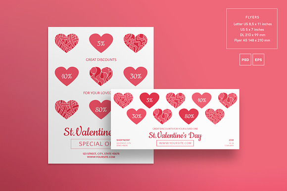 Promo Bundle | Valentine's Day in Templates - product preview 3