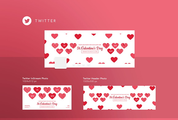 Promo Bundle | Valentine's Day in Templates - product preview 4