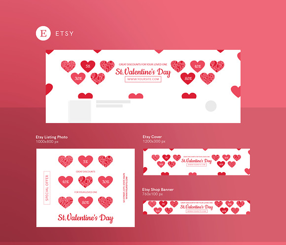 Promo Bundle | Valentine's Day in Templates - product preview 7