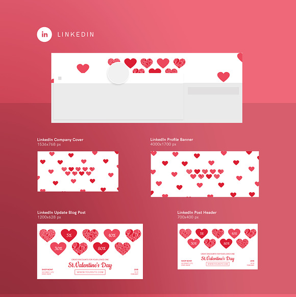 Promo Bundle | Valentine's Day in Templates - product preview 8