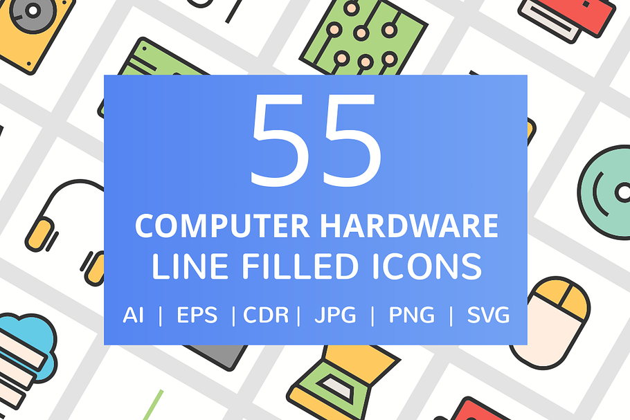 85 Computer & hardware Filled Icons in Graphics - product preview 8