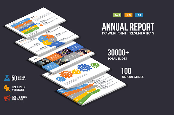 Annual Report Powerpoint Bundle in PowerPoint Templates - product preview 2