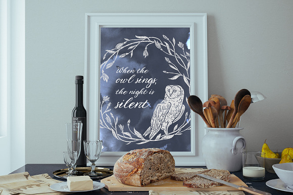 Owls graphic collection in Illustrations - product preview 12