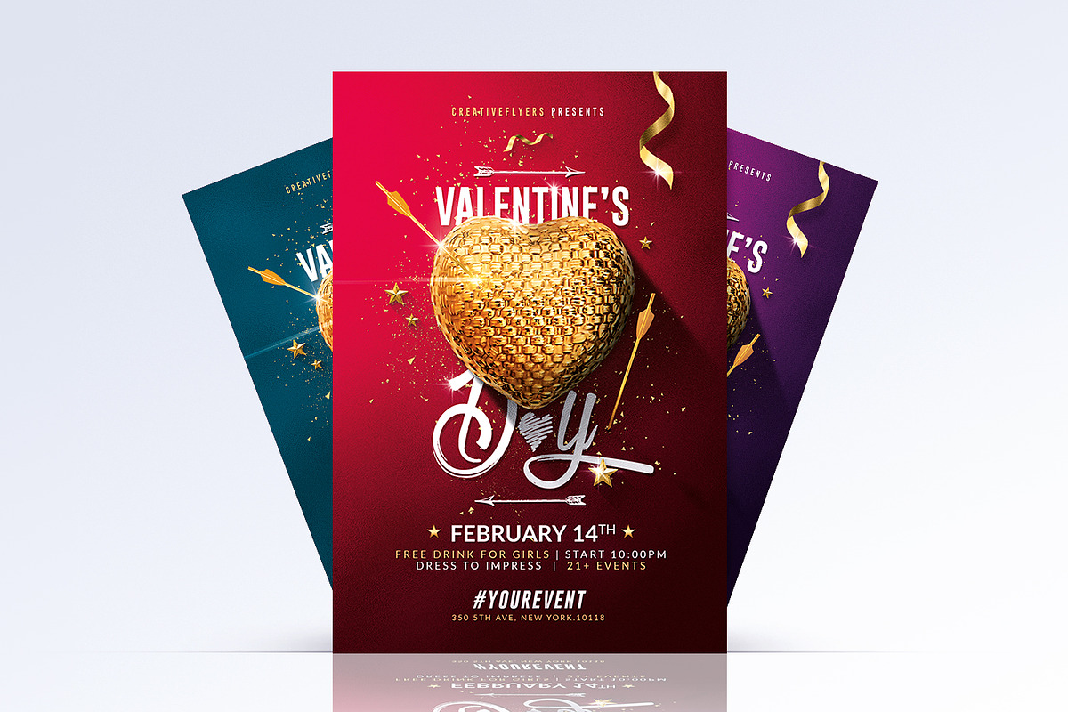 Valentine's Day Flyers in Flyer Templates - product preview 8