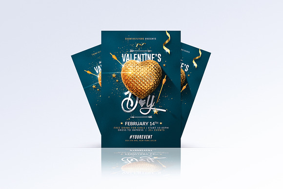 Valentine's Day Flyers in Flyer Templates - product preview 1
