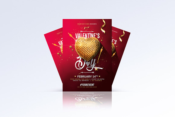 Valentine's Day Flyers in Flyer Templates - product preview 2