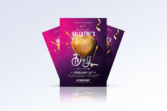 Valentine's Day Flyers in Flyer Templates - product preview 3