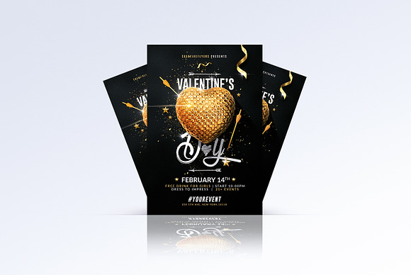 Valentine's Day Flyers in Flyer Templates - product preview 4