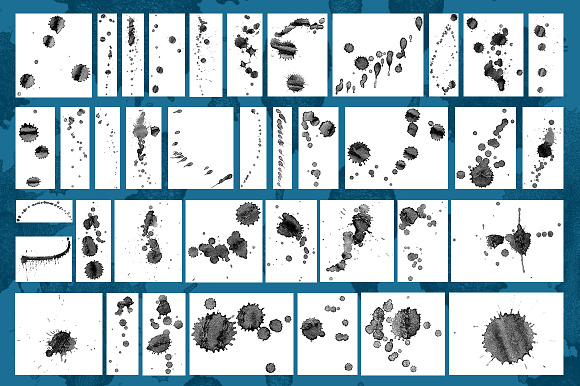 Drips & Splatters Brush Pack in Photoshop Brushes - product preview 3