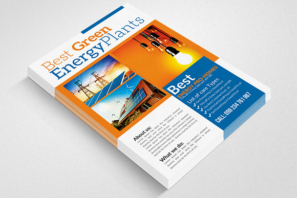Renewable Energy - Go Green in Flyer Templates - product preview 1