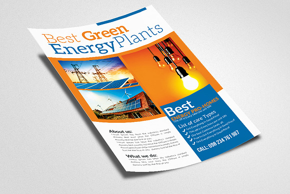 Renewable Energy - Go Green in Flyer Templates - product preview 2