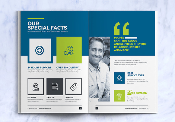 Brochure Design Template in Brochure Templates - product preview 8
