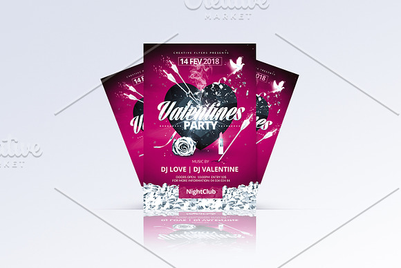 Valentine's Day Party in Flyer Templates - product preview 1