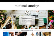 Wordpress Theme "Minimal Sundays"