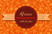 African Tribal Ornaments & Brushes