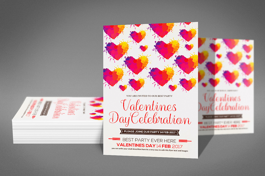 Valentine’s Flyer Template in Flyer Templates - product preview 8