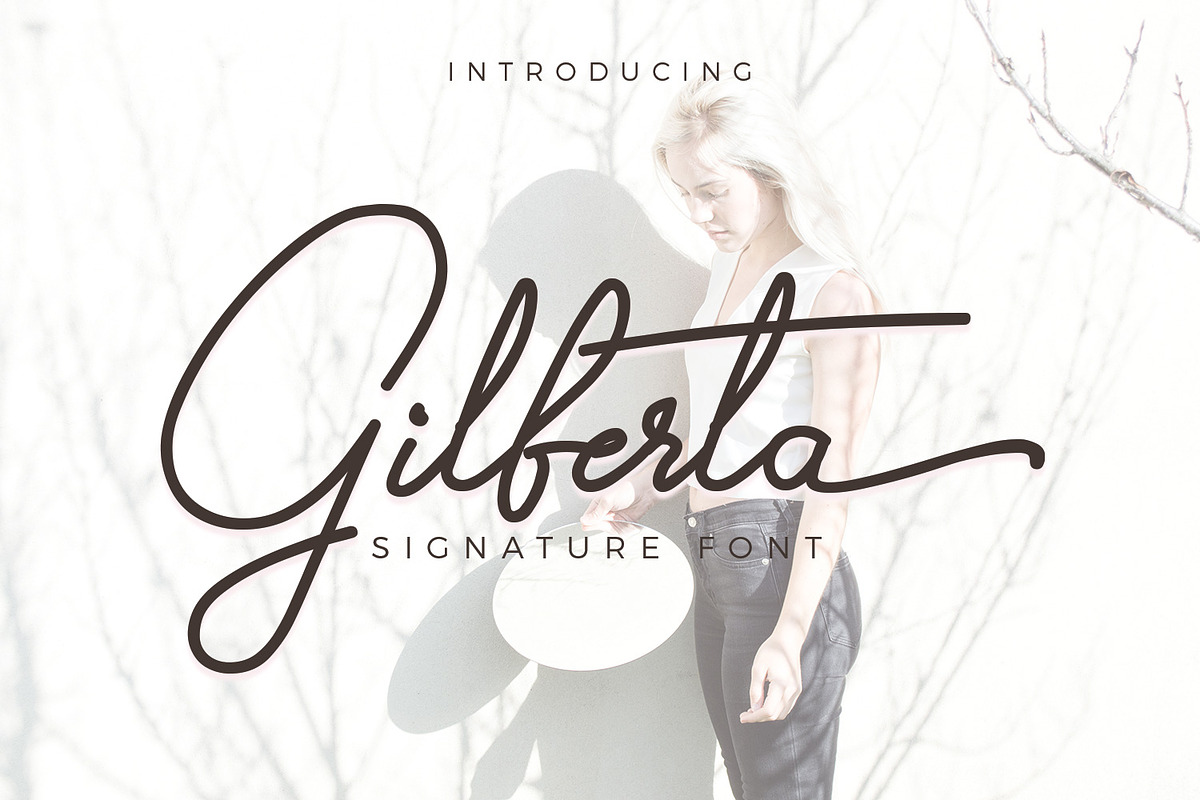 Gilberta - Signature Font in Script Fonts - product preview 8