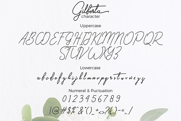 Gilberta - Signature Font in Script Fonts - product preview 3