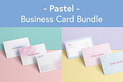 Pastel - business card bundle